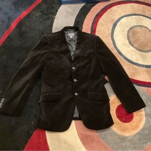 Men’s H&M Black Velvet Three Button Blazer Size 36R